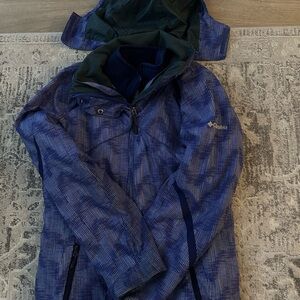 Columbia Women 2 in 1 Blue Jacket